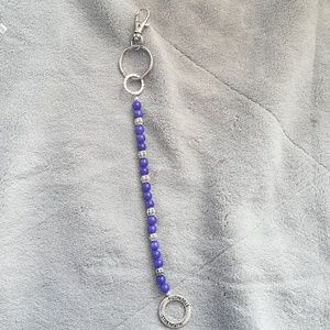 One of a kind beaded keychain or hang from anywhere!!!